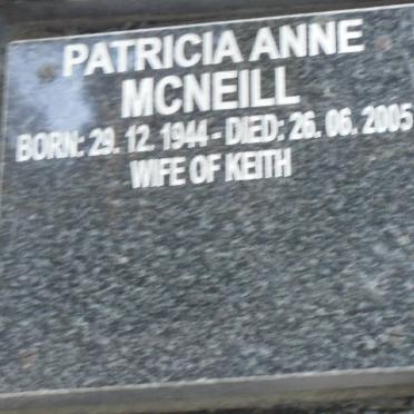 McNEILL Patricia Anne 1944-2005
