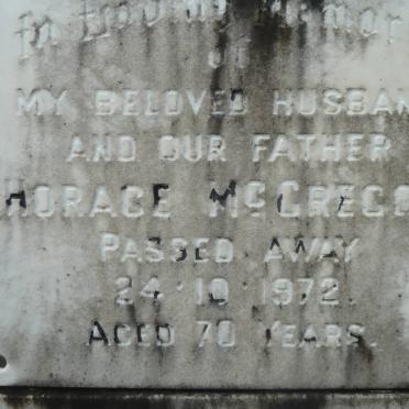 McGREGOR Horace -1972