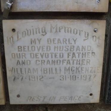 McKENZIE William 1912-1977