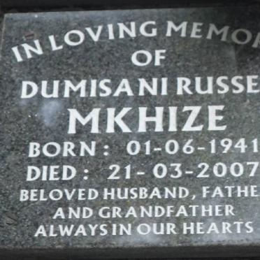 MKHIZE Dumisani Russel 1941-2007