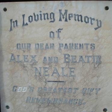 NEALE Alex &amp; Beatie