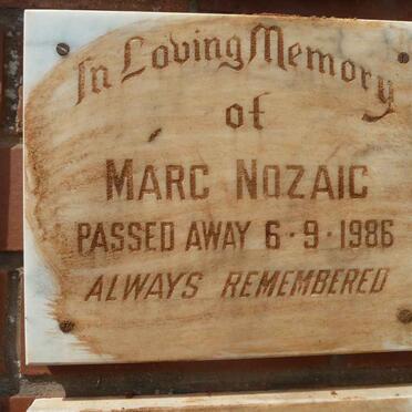 NOZIAC Marc -1986