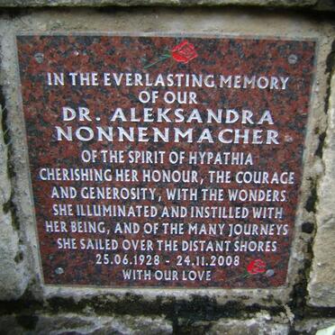 NONNENMACHER Aleksandra 1928-2008