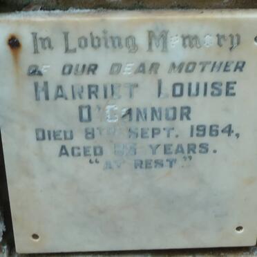 O'CONNOR Harriet Louise -1964