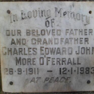 O'FERRALL Charles Edward John More 1911-1983