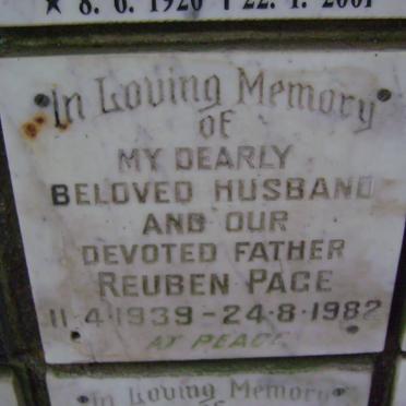 PAGE Reuben 1939-1982