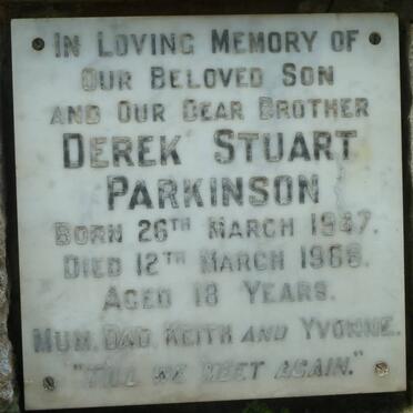 PARKINSON Derek Stuart 1947-1966