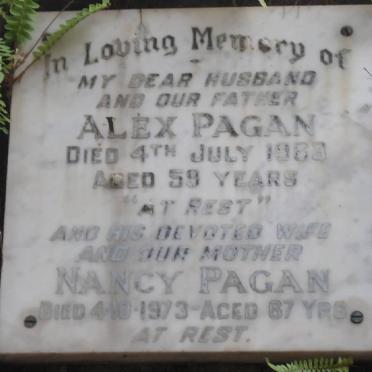 PAGAN Alex -1963 &amp; Nancy -1973