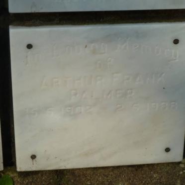 PALMER Arthur Frank 1902-1988