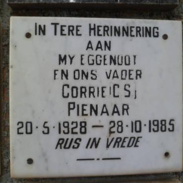 PIENAAR C.S. 1928-1985