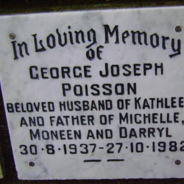 POISSON George Joseph 1937-1982