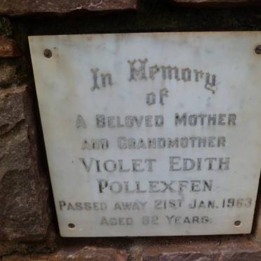 POLLEXFEN Violet Edith -1963