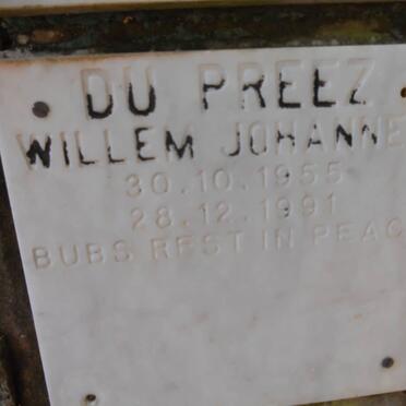 PREEZ Willem Johannes, du 1955-1991