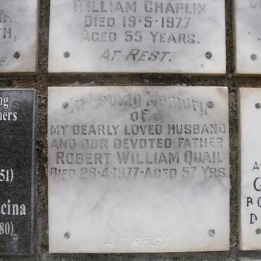 QUAIL Robert William -1977