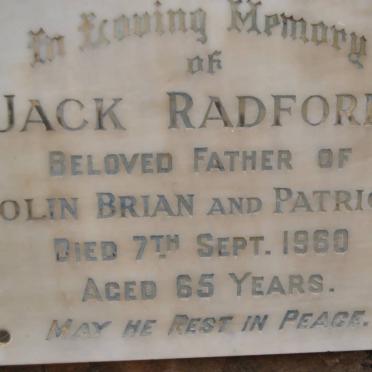 RADFORD Jack -1960