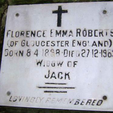 ROBERTS Florence Emma 1888-1983