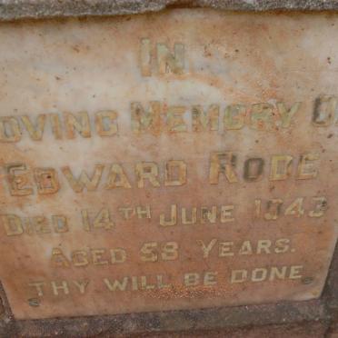 RODE Edward -1943