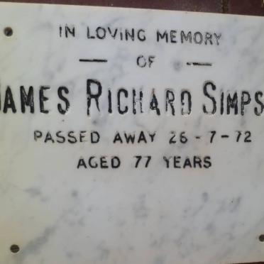 SIMPSON James Richard -1972