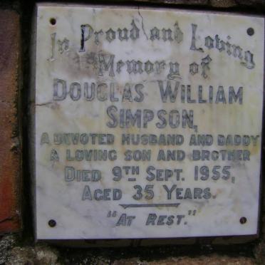 SIMPSON Douglas William -1955