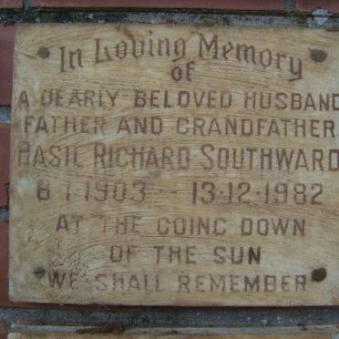 SOUTHWARD Basil Richard 1903-1982