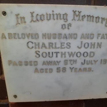 SOUTHWOOD Charles John -1969