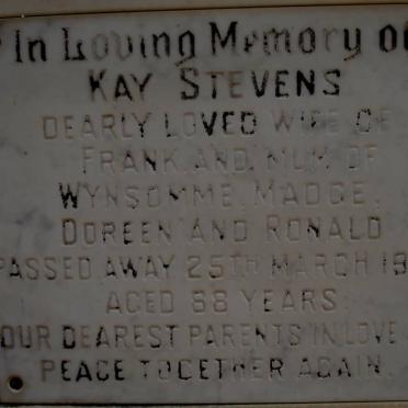 STEVENS Kay -1982