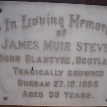 STEVEN James Muir -1965