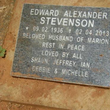 STEVENSON Edward Alexander 1936-2013