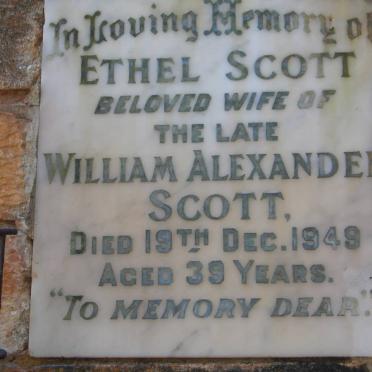 SCOTT Ethel -1949