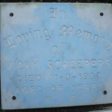 SCHEEPERS Vicky -1987