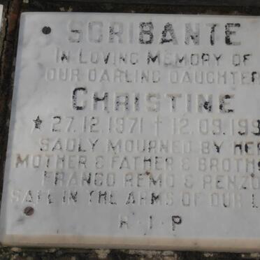 SCRIBANTE Christine 1971-1990