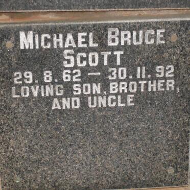 SCOTT Michael Bruce 1962-1992