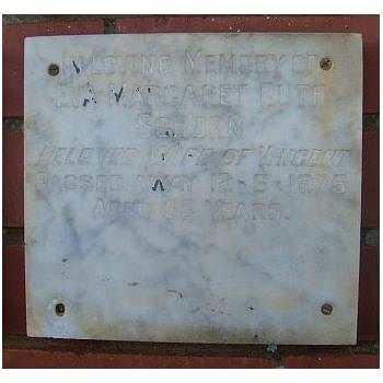SCHORN Vincent &amp; Eva Margaret Ruth 1922-1975