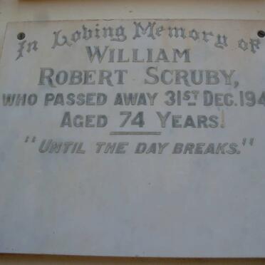 SCRUBY William Robert -1947