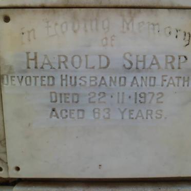 SHARP Harold -1972
