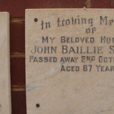 SHANKS John Baillie -1970