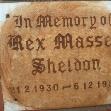 SHELDON Rex Massey 1930-1980