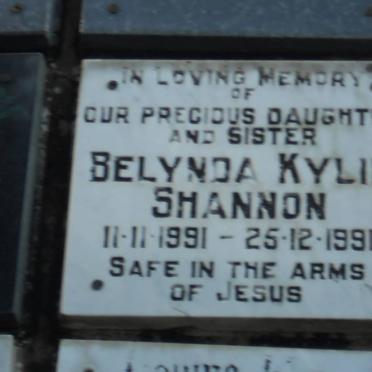 SHANNON Belynda Kylie 1991-1991