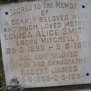 SMITH Robert James 1899-1984 &amp; Louisa Alice MITCHELL 1898-1981