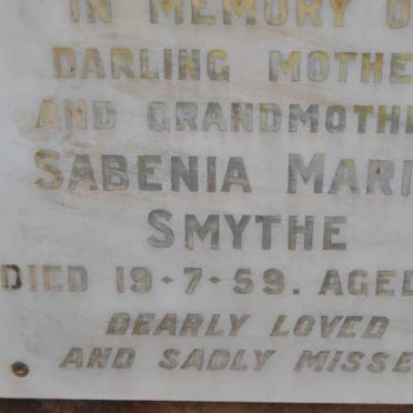 SMYTHE Sabenia Marie -1959