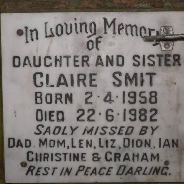 SMIT Claire 1958-1982