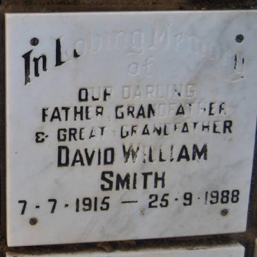 SMITH David William 1915-1988