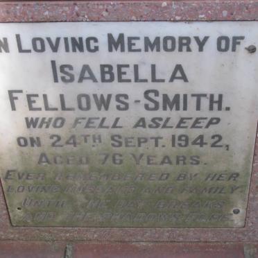 SMITH Isabella, Fellows -1942
