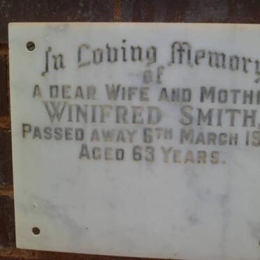 SMITH Winifred -1969