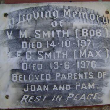 SMITH V.M. -1971 &amp; M.F.C. -1976