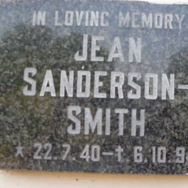 SMITH Jean, Sanderson 1940-1994