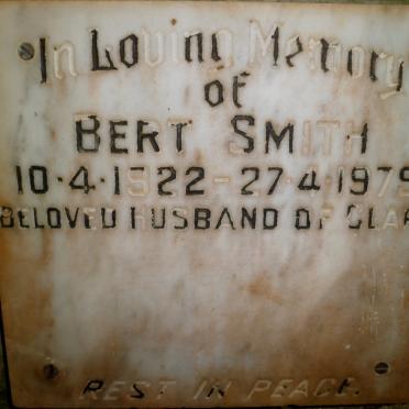 SMITH Bert 1922-1979