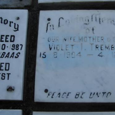 TREMBATH Violet I. 1904-1987
