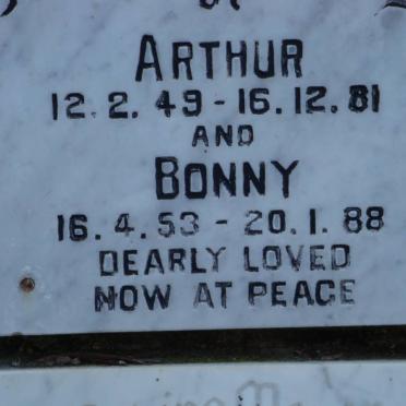 ? Arthur 1949-1981 &amp; Bonny 1953-1988