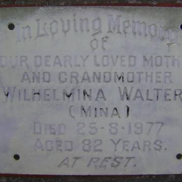 WALTERS Wilhelmina -1977